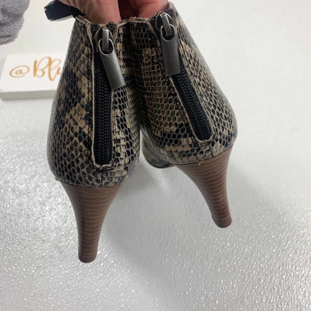 Seychelles Lasting Impression Python Booties Nwot - image 4